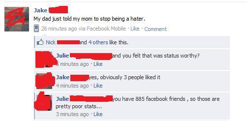 funny facebook status 2
