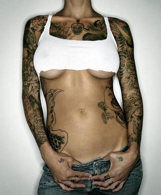 tattooed girls