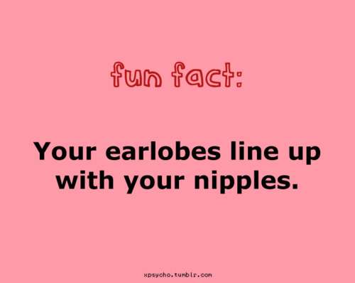 Earlobes and nipples
