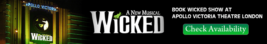 Buy London Musical Wicked Tickets at Apollo Victoria Theatre