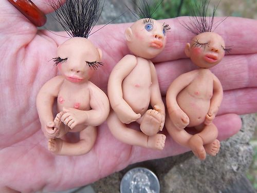 Really Awful Polymer Clay Babies  Hideous