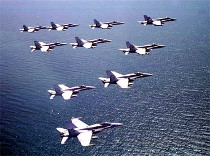 us fighter jets formation
