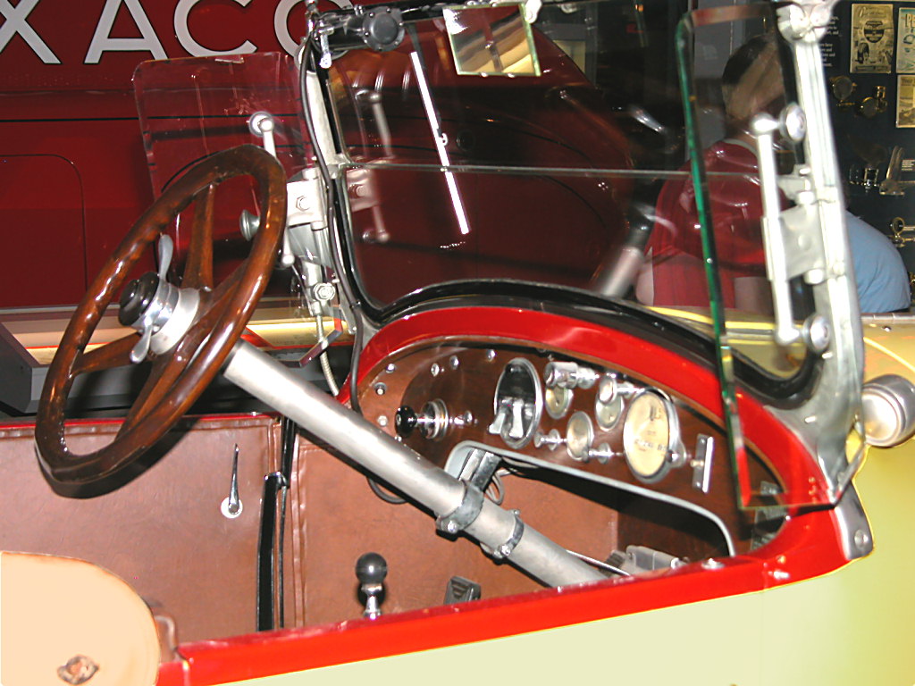 1923 Stutz Bearcat Roadster Yellow  Black Instrument Panel H Ford Museum N