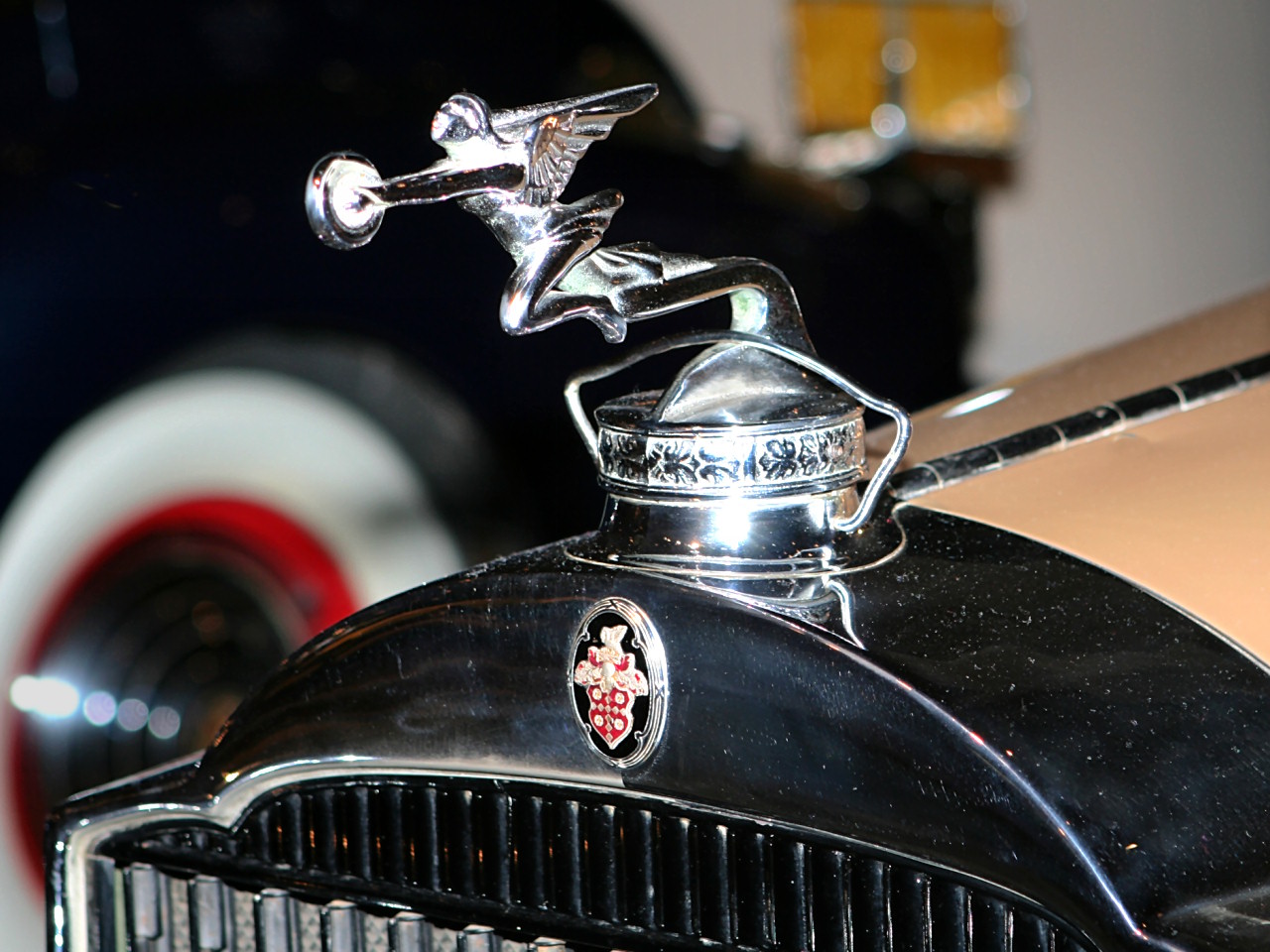 1929 Packard 100 MPH Speedster Roadster 130 HP, 5,260 Mascot Tan  Black H Ford Museum CL