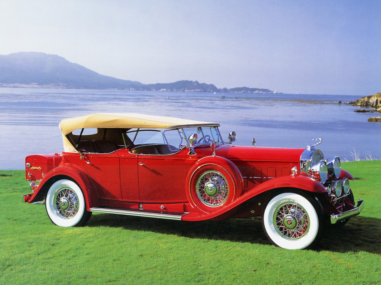 1930 Cadillac V-16 Dual-Cowl Sport Phaeton Red fsvr
