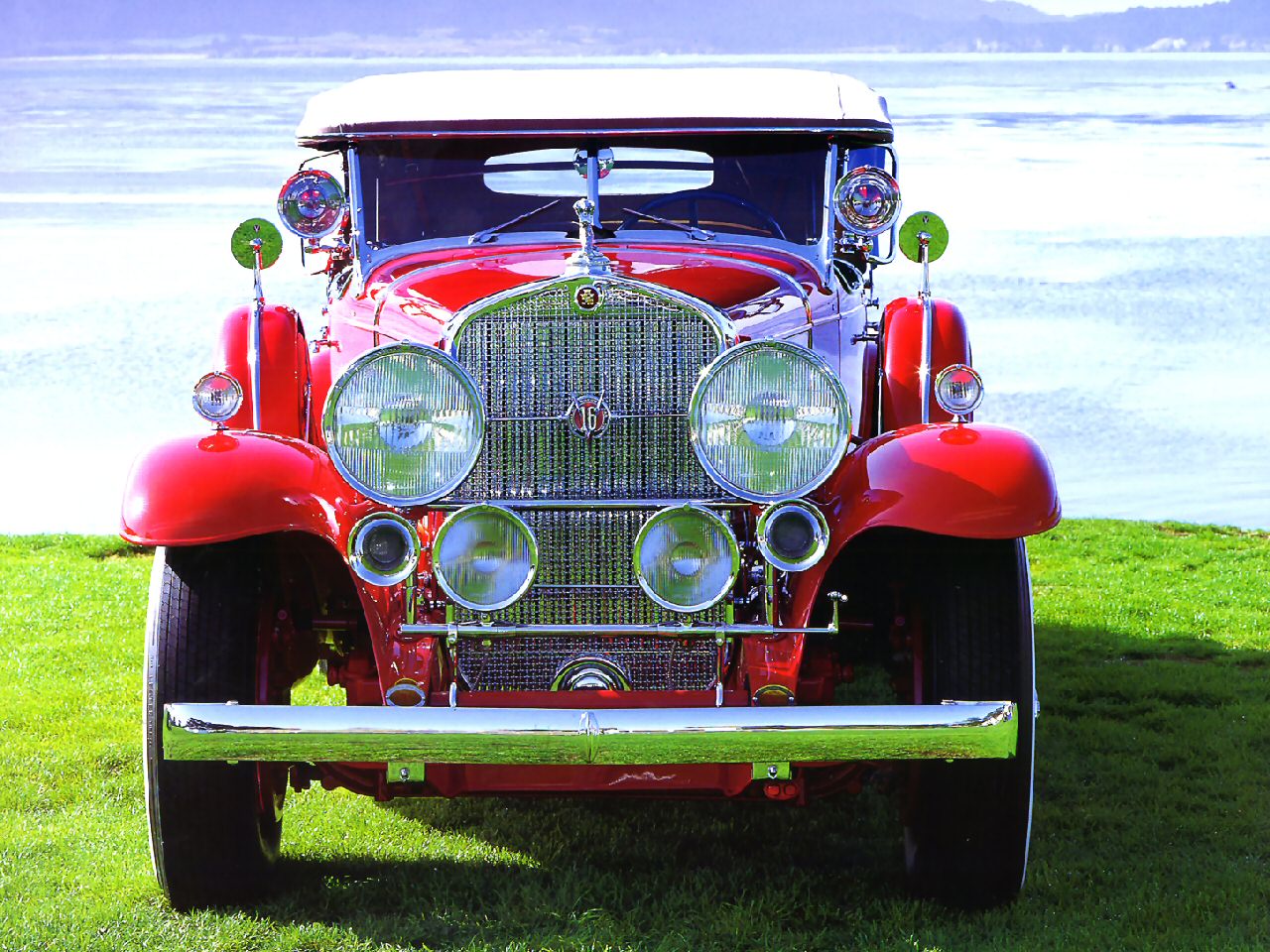 1930 Cadillac V-16 Sport Phaeton Red fv