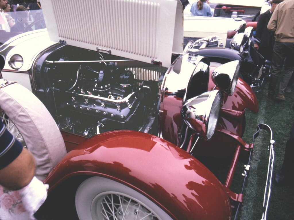 1930 Lincoln Touring Car V-8 Engine 35mm Hershey, PA, 1970
