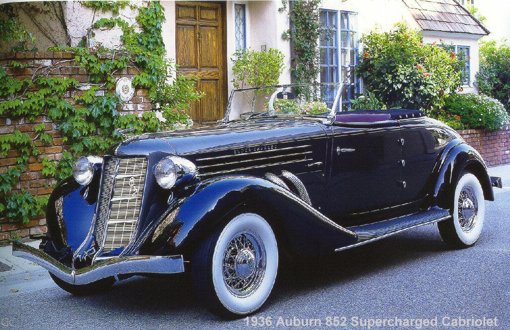 1936 Auburn Supercharged V-12 852 Cabriolet