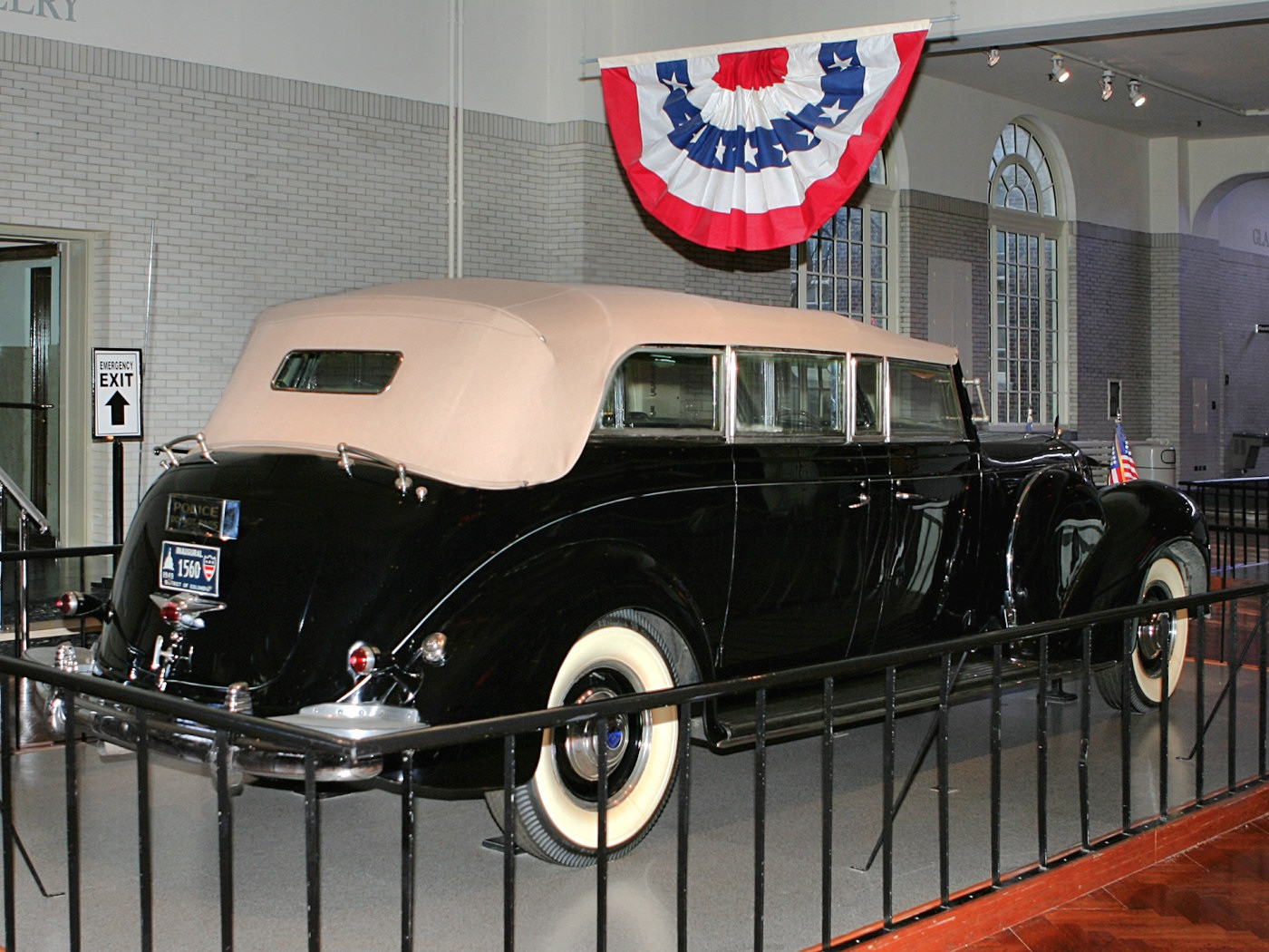 1939 Lincoln 'Sunshine Special' Presidential Limousine, Roosevelt  Truman H Ford Museum CL