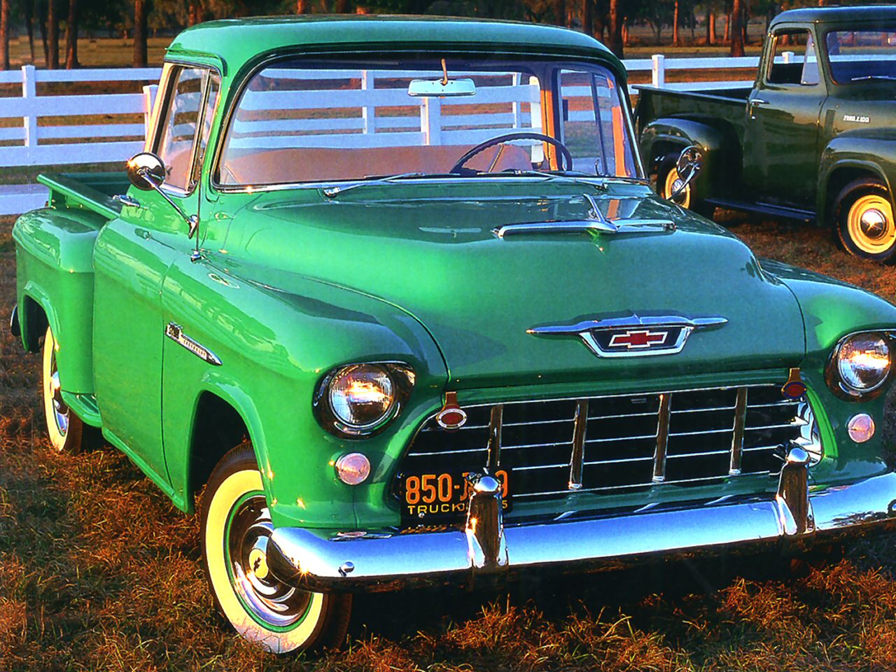1955 Chevrolet Task Force Pickup Green