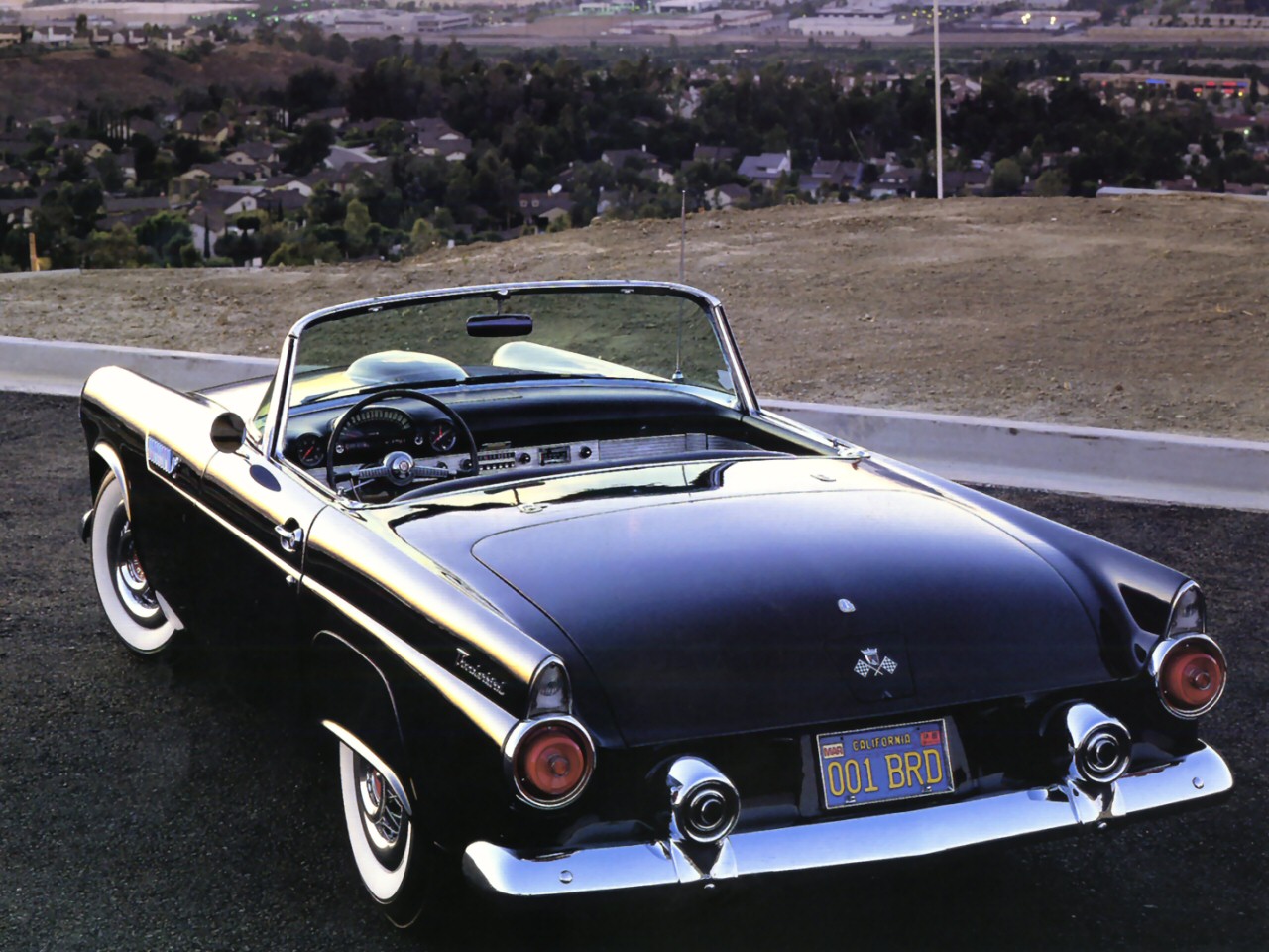1955 Ford Thunderbird Roadster Black