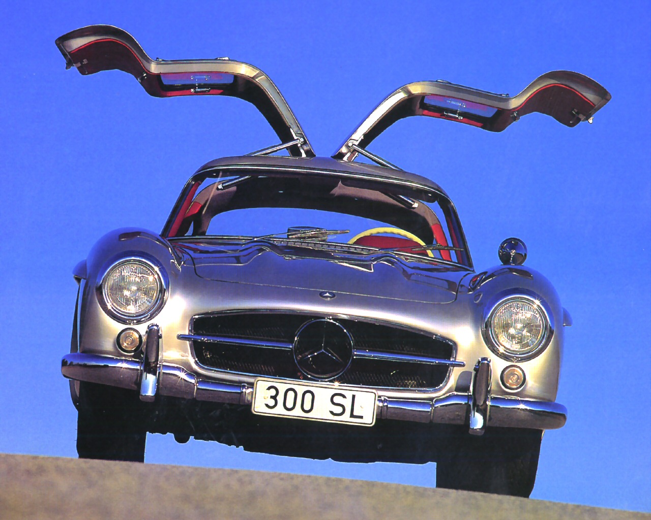 1955 Mercedes-Benz 300SL Gullwing Coupe Silver