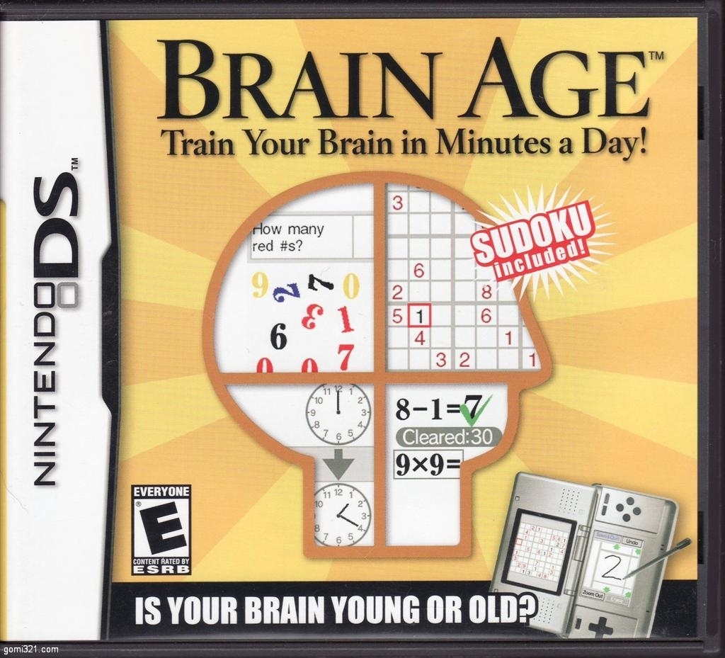 18. Brain Age -Platform: Nintendo DS -Released: 2006 -Copies Sold: 18.96 million