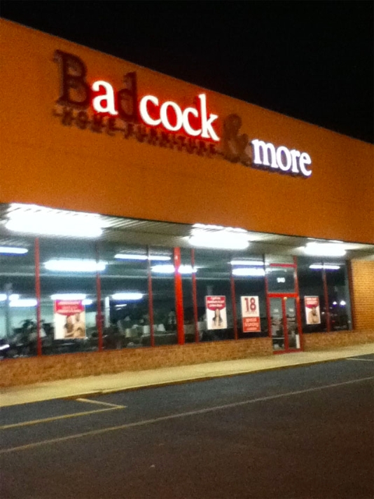 burnt out sign fails - a cock more