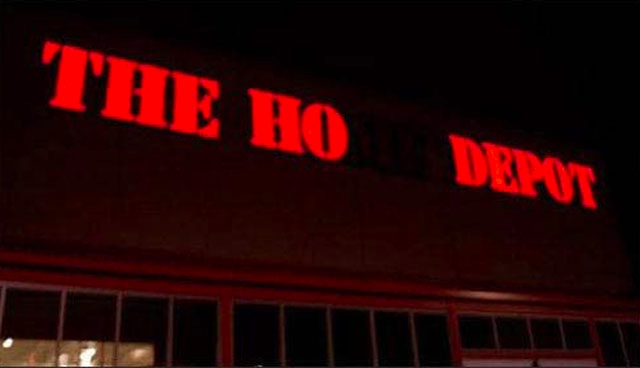 neon sign - The Ho Depot
