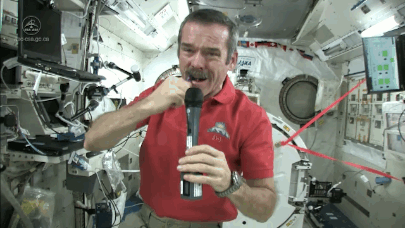 When you brush your teeth in space, the only way to get rid of the toothpaste when you're finished is to swallow it.