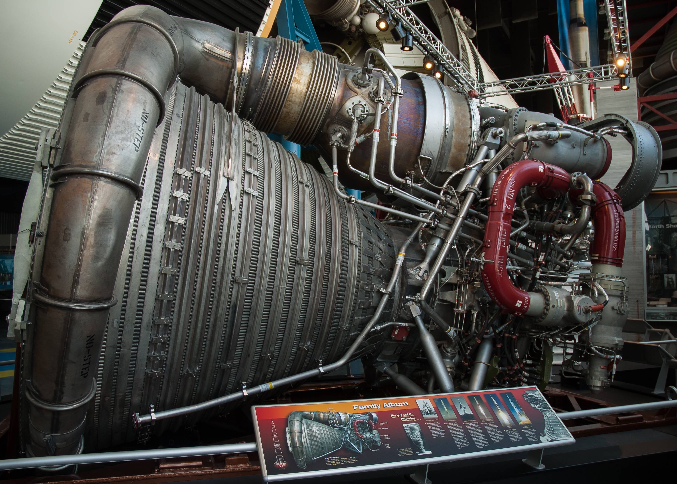 F-1 rocket engine used in the Saturn V program