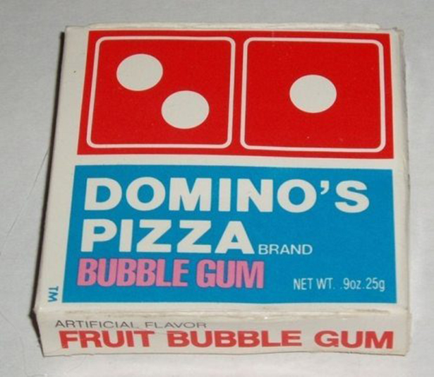 domino's pizza bubble gum - Domino'S Pizza Brand Bubble Gum Net Wt 902.259 Brand Artificial Flavor Fruit Bubble Gum