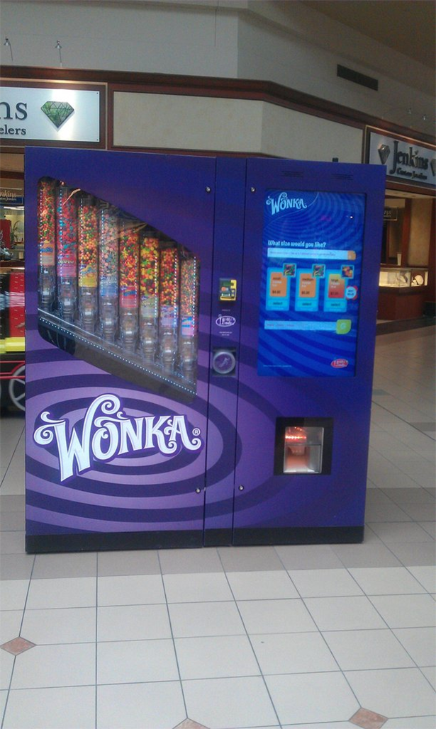 innovative vending machines - s Wonka