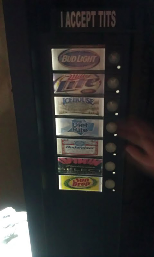 vending machine - Taccept Tits Budlight Us