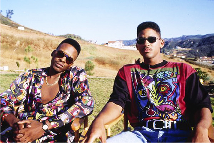 Jazzy Jeff and Will Smith chillin