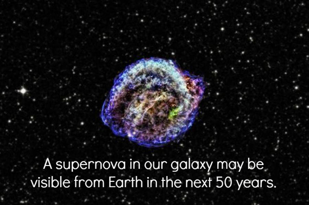 kepler supernova - A supernova in our galaxy may be, visible from Earth in the next 50 years.