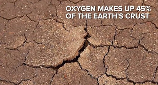 bizarre fact about oxygen - Oxygen Makes Up 45% Of The Earth'S Crust