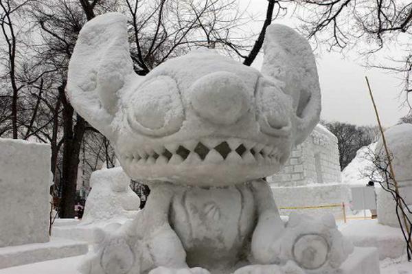 36 Stunning Snow Sculptures