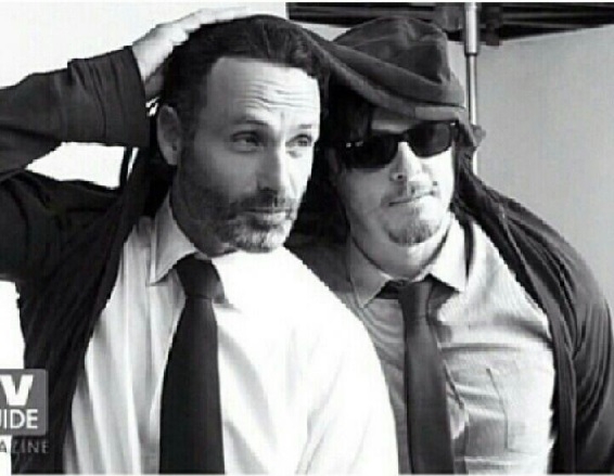 Andrew Lincoln And Norman Reedus Share Intimate Moments - Gallery