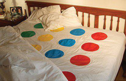 This bed sheet would be sure to spice things up a bit