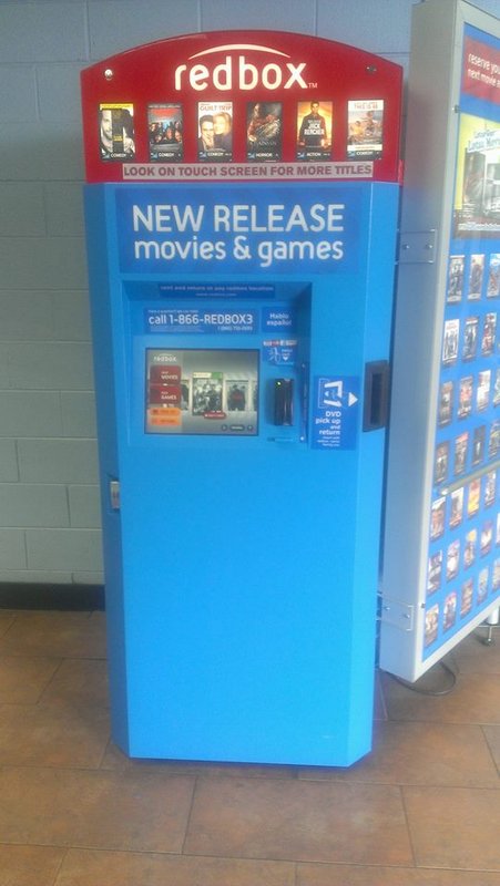 refrigerator - redbox Look On Touch Screen For More Titles New Release movies & games call 7866REDBOX3 !!!