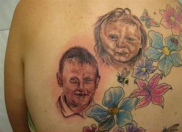 24 Horrible Portrait Tattoos