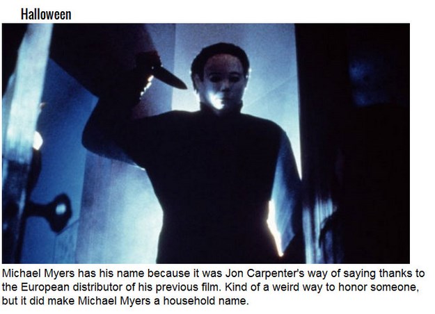 halloween 4 michael myers - Halloween Michael Myers has his name because it was Jon Carpenter's way of saying thanks to the European distributor of his previous film. Kind of a weird way to honor someone, but it did make Michael Myers a household name.