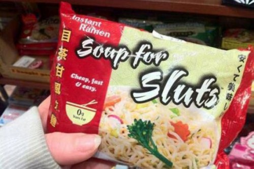 worst product names - Instant Ramen Cheap, fast easy. 0