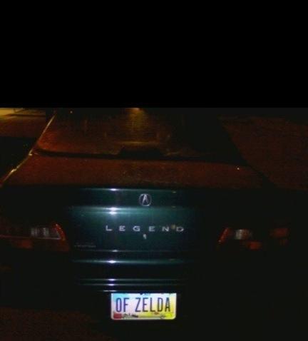 legend of zelda license plate - Na D Of Zelda