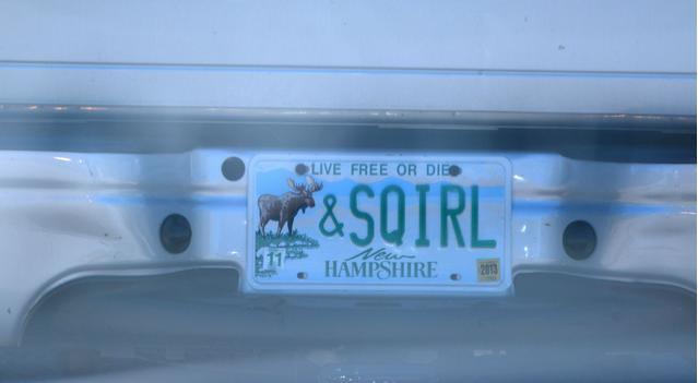 new hampshire license plate - Live Free Or Die At&Soirl 111. Hampshire 2013