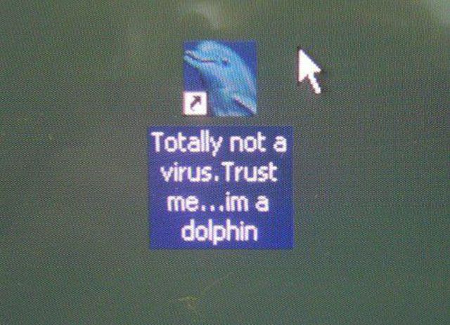 trust me dolphin - Wawa Totally not a virus. Trust me...im a dolphin