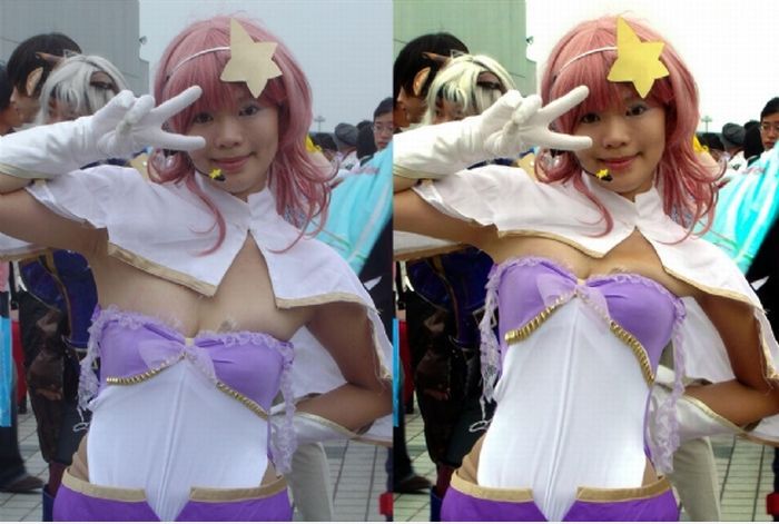 cosplay photoshop photoshop cosplay before after