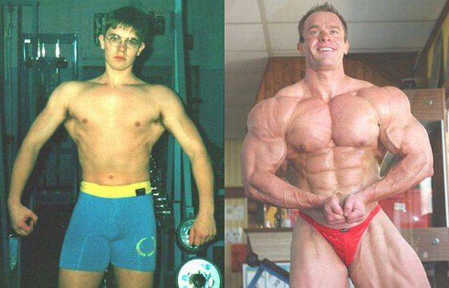bodybuilding before after
