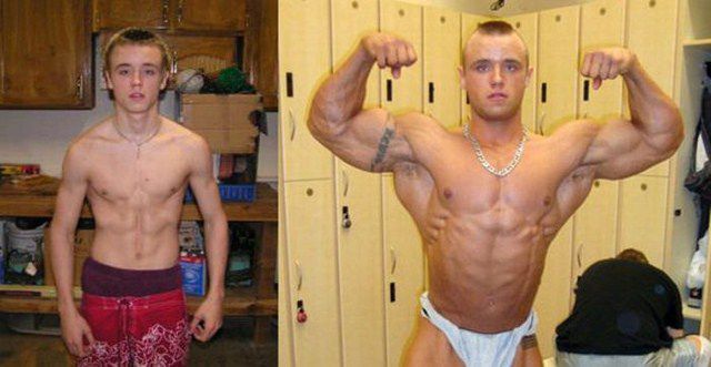 testosterone before and after