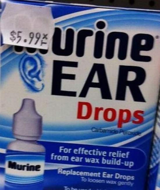 Sticker - 15.99 Urine Cear Drops Murine For effective relief from ear wax buildup Replacement Ear Drops To loosen wax pay