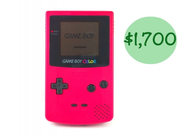 vintage toys worth a fortune  - Game Boy Color