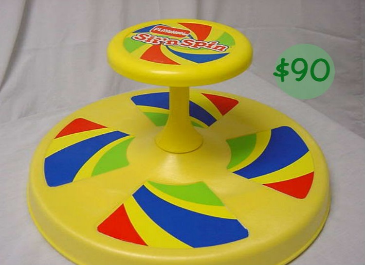 vintage toys worth a fortune  - Sit And Spin