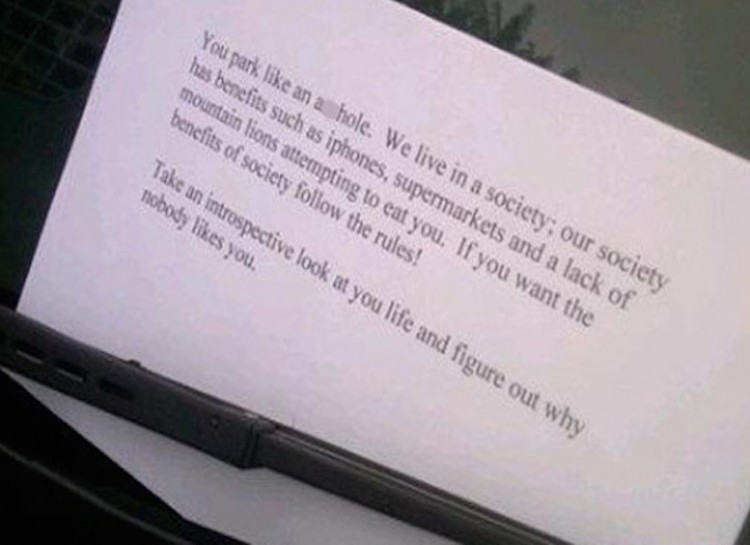 6 Articulate Notes Left On Car Windshields