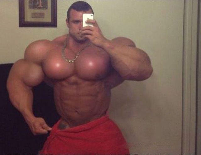 bodybuilder they said i could be anything balloon animal