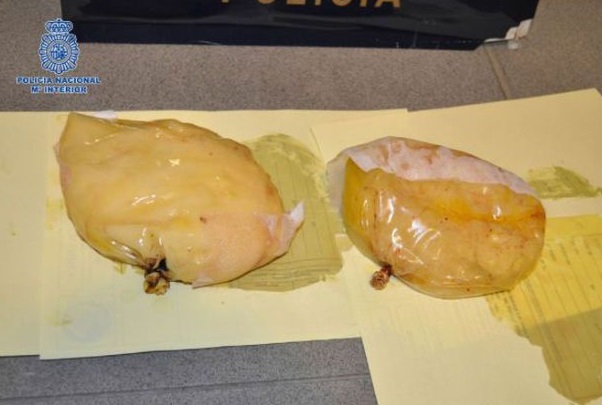 Cocaine filled breast implants.