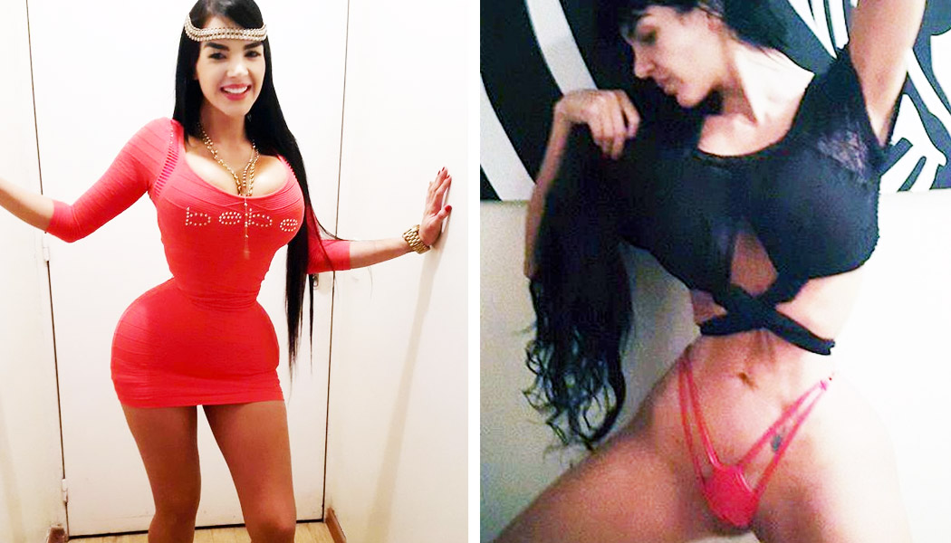 This is Aleira Avendaño. She has achieved a 20 inch waist line from wearing a corset 23 hours a day.