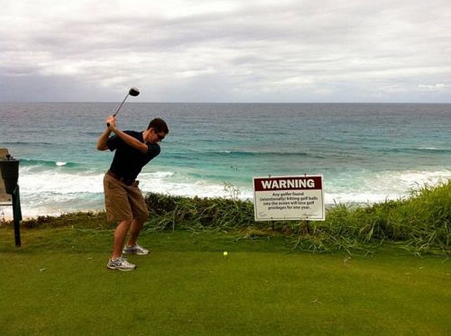 golf - Warning Ant Laimer ht