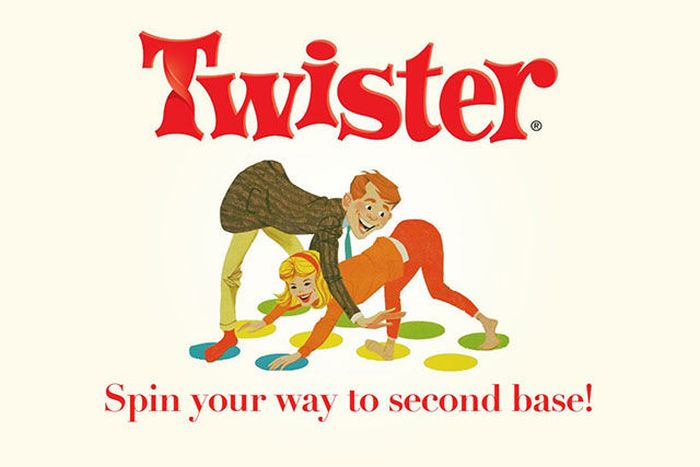 funniest company logos - Twister Spin your way to second base!