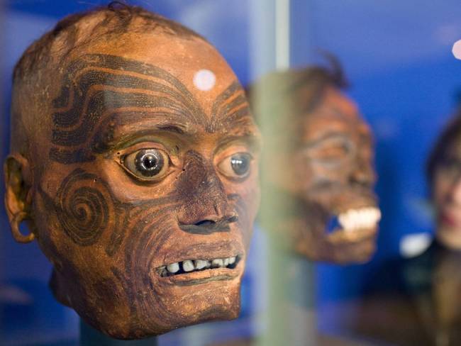 The tattoos, called "Ta moko," were part of the rituals surrounding the transition from childhood into adulthood. The more moko you had, the higher status in society you were.